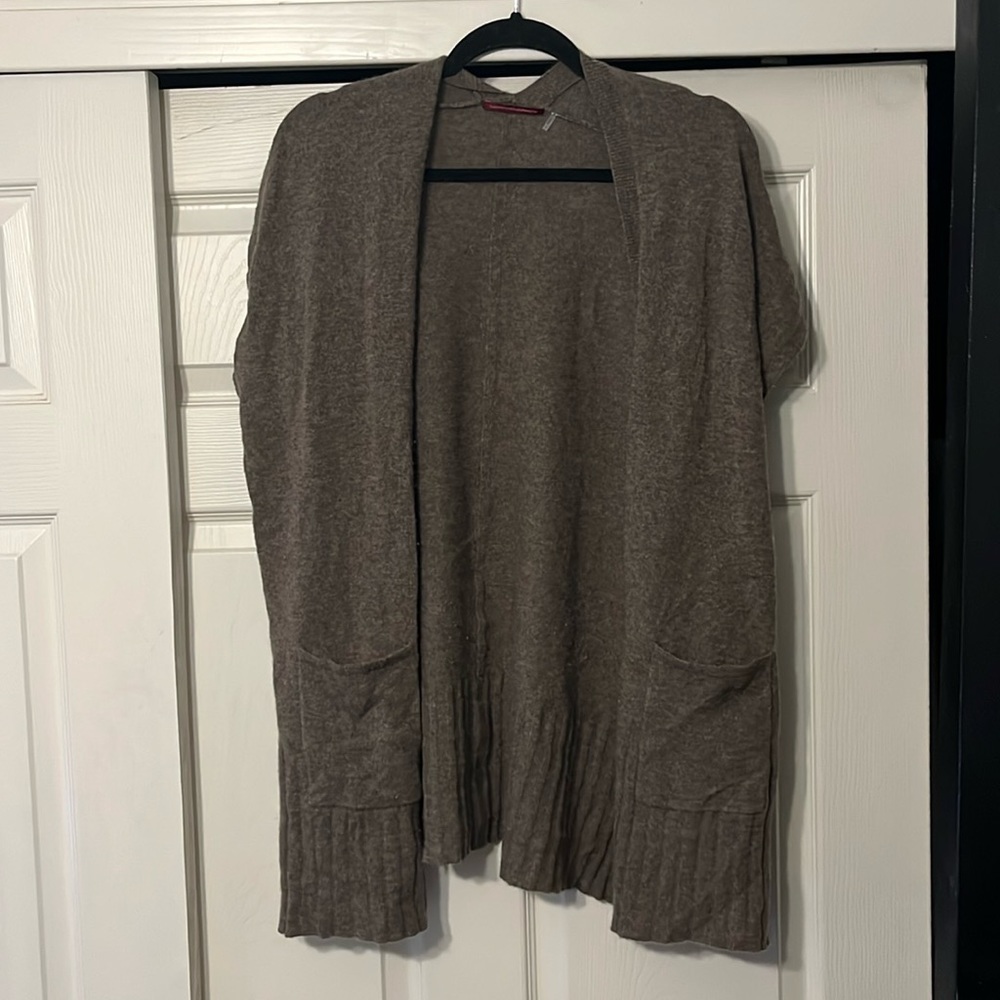 Cashmere open cardigan
